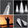 20 pieces fishing sinker, water drop fishing weights, shot weights,