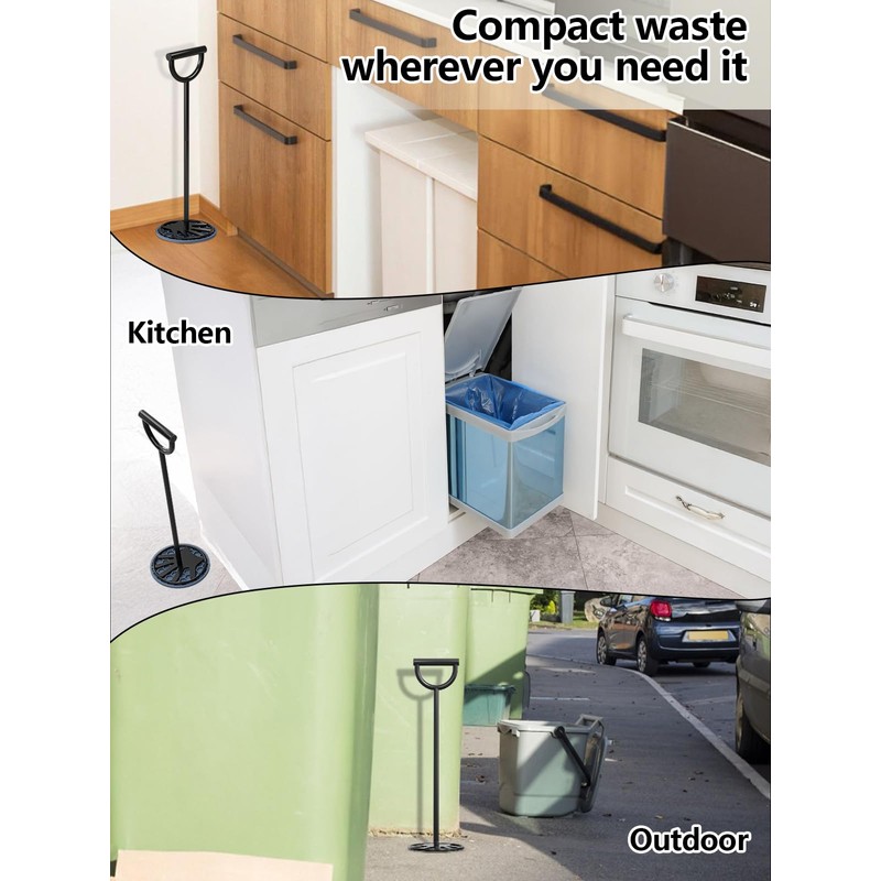 Trash Compactor for Kitchen and Small Outdoor Bins: All Metal