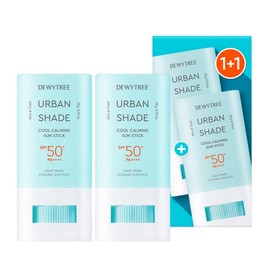 Dewytree Urban Shade Cool Calming Sun Stick SPF50+ PA++++, 20g, 2 pieces / 듀이트리 어반쉐이드 쿨 카밍 선스틱 SPF50+ PA++++, 20g, 2개