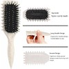 2PCS Cepillo para Cabello Rizado para Mujeres, Cepillo Definidor de