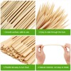 200 PCS Bamboo Skewers for Appetizers, 4.7 Inch Toothpicks, Cocktail