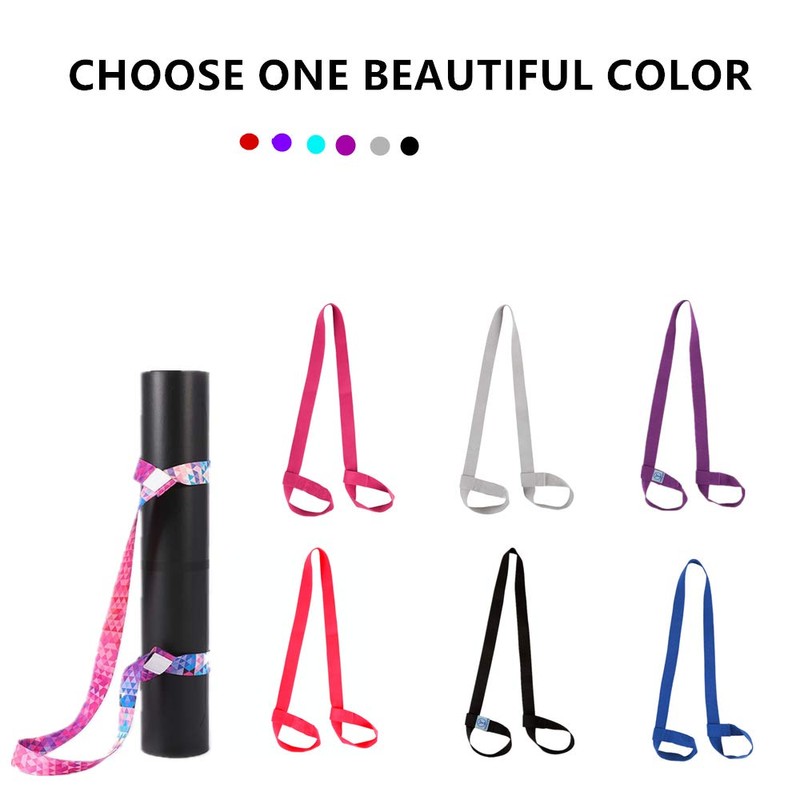 YOGAER Yoga Mat Carrier Strap, Adjustable Thick Straps Sling for