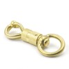 Bluemoona 1Pc- Brass Hinged Panic Horsemanship 30mm Replacement Twist snap