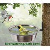 2 Pack 8.5" Squirrel and Bird Feeder for Outside Tree/Fence,