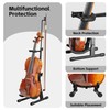 Augioth White Violin Stand with Bow Holder – Adjustable Height,