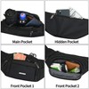 GERIINEER Bumbag for Women Men Waist Fanny Pack with 4