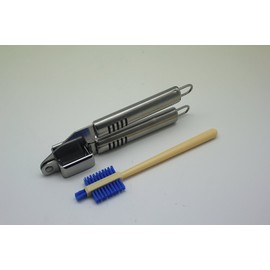 Sailing Stainless Steel Garlic Press/presser, Garlic Mincer, Garlic Peeler, Garlic Slicer with Cleaning Brush Set