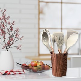 11-Piece Silicone Kitchen Utensils Set Heat Resistant, Non Stick, BPA Free, Ergonomic Handle