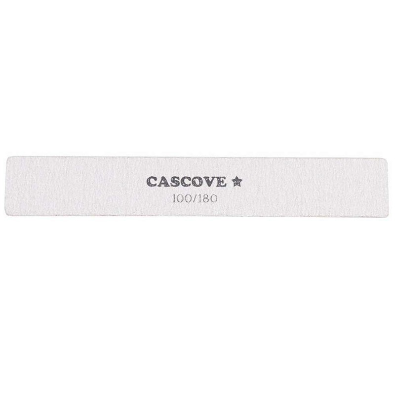 6pc Mixed Shape and Grit Nail Files Double Side Half