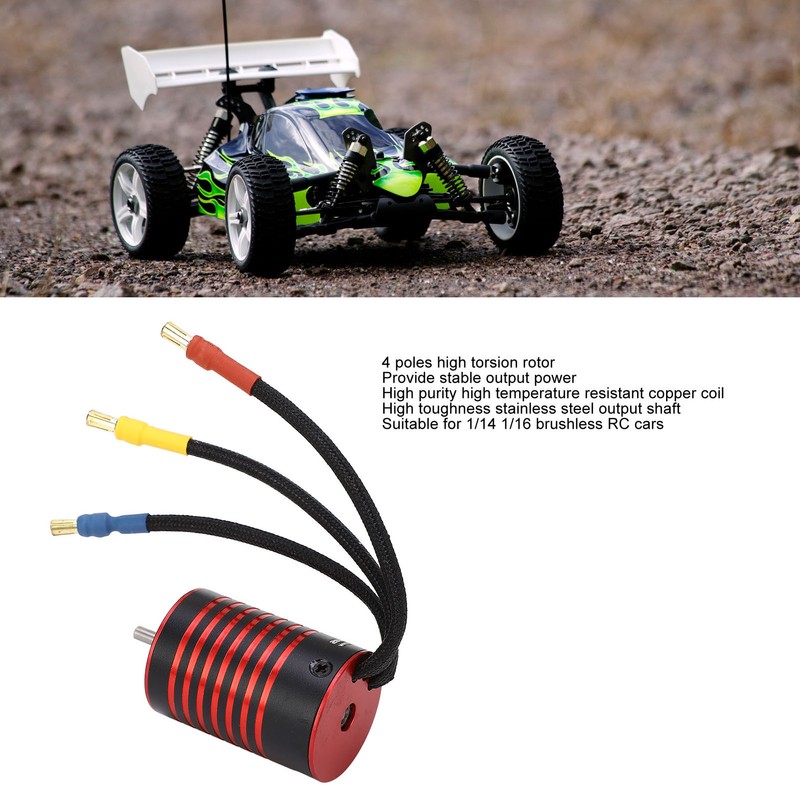 GTSKYTENRC 2838 Brushless Motor 4 Poles RC Brushless Motor for