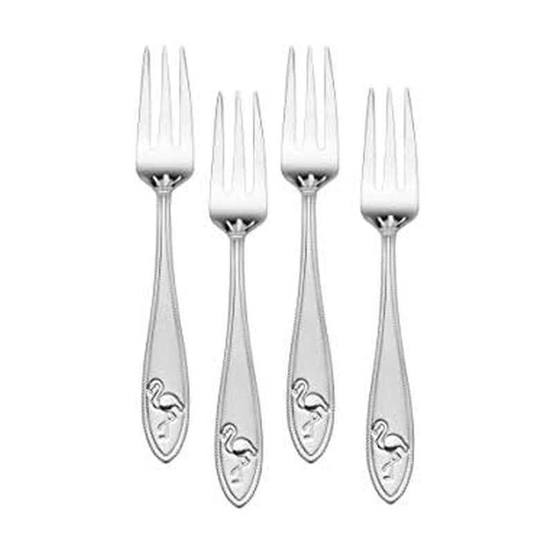 Towle Everyday Flamingo Cocktail Forks, Set Of 4
