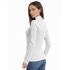 Women's 2 Pack Long Sleeve Turtleneck Thermal T-Shirts Mock Neck