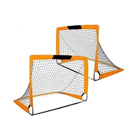 Soccer Goal Set of 2 Size 4'x3' Portable Foldable Soccer Nets Carry Bag for Games and Training for Backyard for Kids and Teens