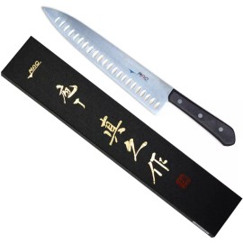 MAC Japan MAC Knife TH-100 Chef Series 10" Blade Pro French Chef's Knife w/ Dimples