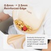 thyseed Ultra Thin & Light Waterproof Silicone Bibs for Babies