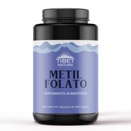 Metil Folato 400 mcg - Methyl Folate de Alta Absorción con Levadura Nutricional y Brócoli en Polvo - 60 Cápsulas - Suplemento Sin Azúcar - Suministro 60 Días - Apoya Energía, Estado de Ánimo y Función Celular