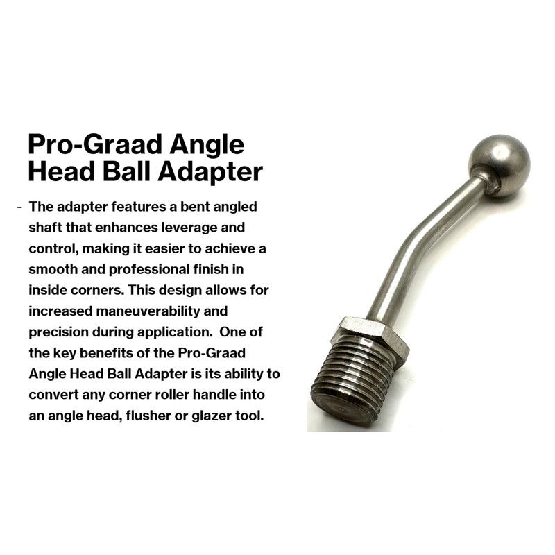 Pro-Graad Angle Head Ball Adapter - Fits TapeTech, Columbia, Level