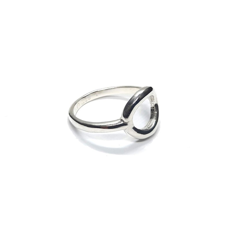 Plain Simple Sterling Silver Ring Circle Genuine Solid Stamped 925