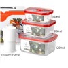 Hulock Airtight Container 3 Pcs Vacuum Airtight Food Container with