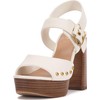 Vince Camuto Women's Pazton Platform Sandal, Coconut Cream, 8