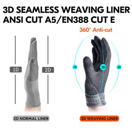 Vgo... 1 pair of work gloves, mechanics gloves, impact gloves, anti-vibration gloves, rigger gloves, heavy duty (SL9792IP)