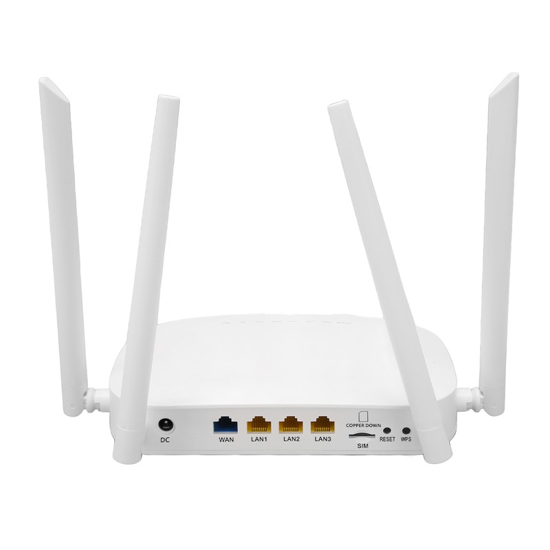 4G WiFi Router 300Mbps SIM Card Slot 4 Antennas Support