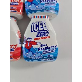 Icee 8 ICEE Zero Calorie Cherry, Blue Raspberry, Orange and Mango Liquid Water