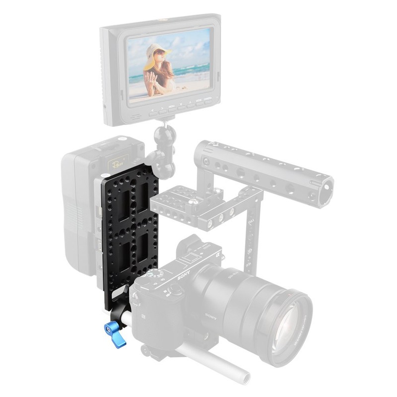 CAMVATE Multi-Purpose Mounting Cheese Plate with Railblock