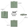 FREYAMIRA Small Wallet For Women Slim Leather Bifold Wallets RFID