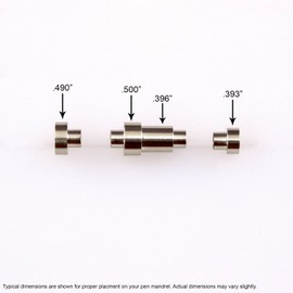 Legacy Woodturning, Classic Twist Pencil Kit Bushings