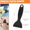 NECAMOCU 4 Pack Razor Blade Scraper, Premium Cleaning Scraper Tool