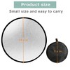 Reflector Photography 5-in-1, Portable Round Light Reflector Disc with Gold