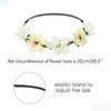 Cinaci 6 Pack Handmade Adjustable Rose Flower Wreath Headbands Crown