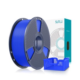 SUNLU Upgrade PLA+2.0 3D Printer Filament, High Speed PLA Plus Filament 1.75mm, 30mm/s - 600mm/s Print Range, Tougher and Stronger, Dimensional Accuracy +/-0.02mm, 1KG Spool(2.2lbs), Blue