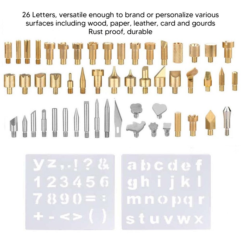 84pcs Wood Burning Tips Wood Burning Tool Kits Carving Iron