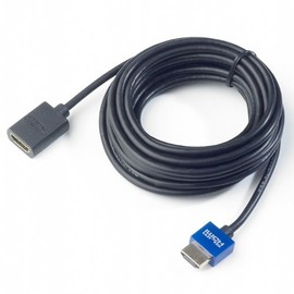 4m Slim HDMI Male-Female Extender Cable, The World's Slimmest HDMI Lead? (Gold Plated, 1080p, 3D, High Speed, ARC)