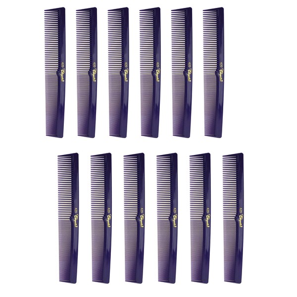 7 Inch Hair Cutting Combs. Barber’s & Hairstylist Combs. Purple 1 DZ.