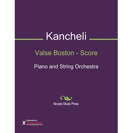 Valse Boston - Score Sheet Music (Piano and String Orchestra)