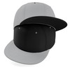 Daxton Classic Blank Snapback Flat Bill Visor Hat Cap Adjustable
