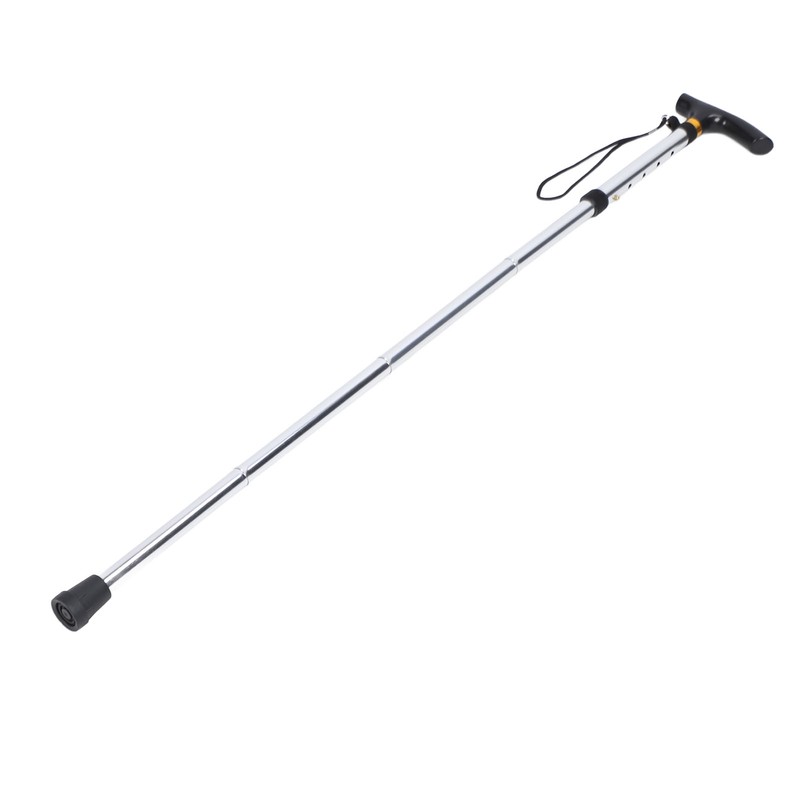 Telescopic Walking Stick Thicken Lightweight Aluminium Alloy Foldable Adjustable Hiking