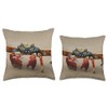 Ocean Crab Throw Pillow