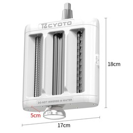 Pasta Maker Attachment for KitchenAid 3-in-1 Set Stand Mixer including Pasta Sheet Roller Spaghetti Cutter Fettuccine Cutter