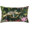 Evans Lichfield Leopard Outdoor Cushion Cover, Forest, 30 x 50