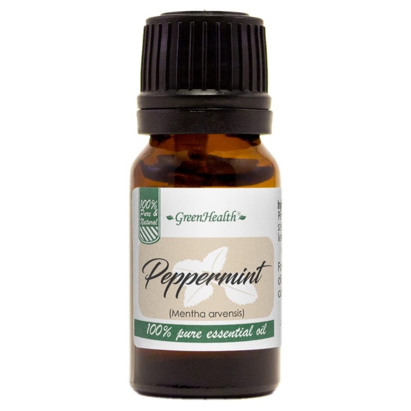 GreenHealth Japanese Peppermint Essential Oil – 10 ml Amber Glass