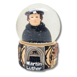 30057 Souvenir Snow Globe Martin Luther Schlosskirche Wittenberg Birthplace 65 mm Diameter