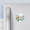 CafePress Lucky A Latte St Patrick's Day Magnets 2.25" Round
