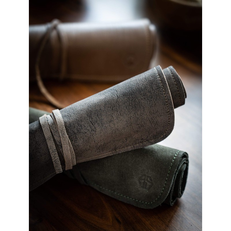 Angus Stoke Knife Roll Bag Genuine Leather – Chef`s knife