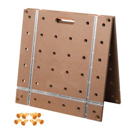POWERTEC Arachni Flex 24" x 48" Foldable Workbench Tabletop - Portable Work Surface with Pre-drilled Dog Holes, T-Tracks & Quick-Insert Locks for Arachni Flex Woodworking Collapsible Workstand (72034)