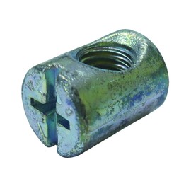 DAIDOHANT 10186424 Nut Insert Joint Nut [Iron/Trivalent Chromate Plating] (Standard) M6 x Height B) 13mm (Quantity: 2)