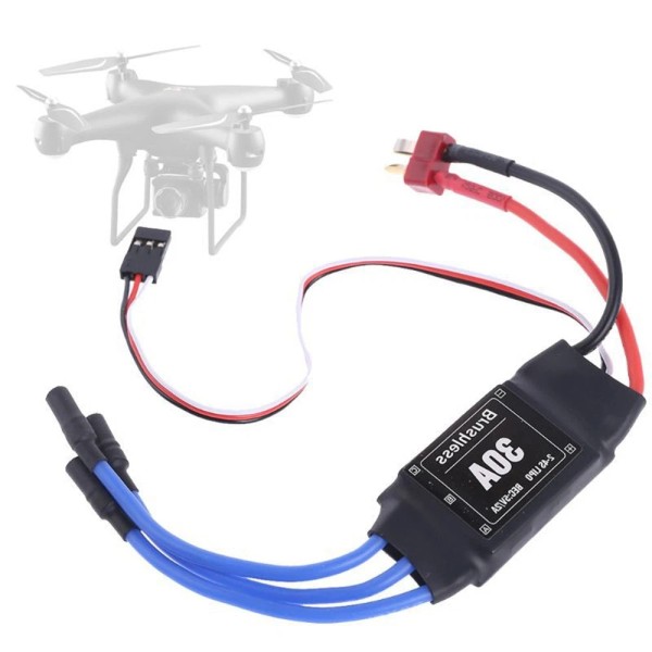 Unbranded 30A 2-4S Brushless ESC Electric Speed Controller For RC